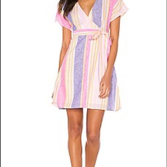 Line and Dot Kairi Dress in Flamingo, NWOT, Size M - Picture 1 of 2